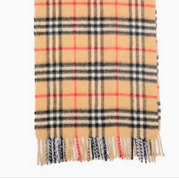 Burberry Check 100% Cashmere Scarf - Picture 6 of 6